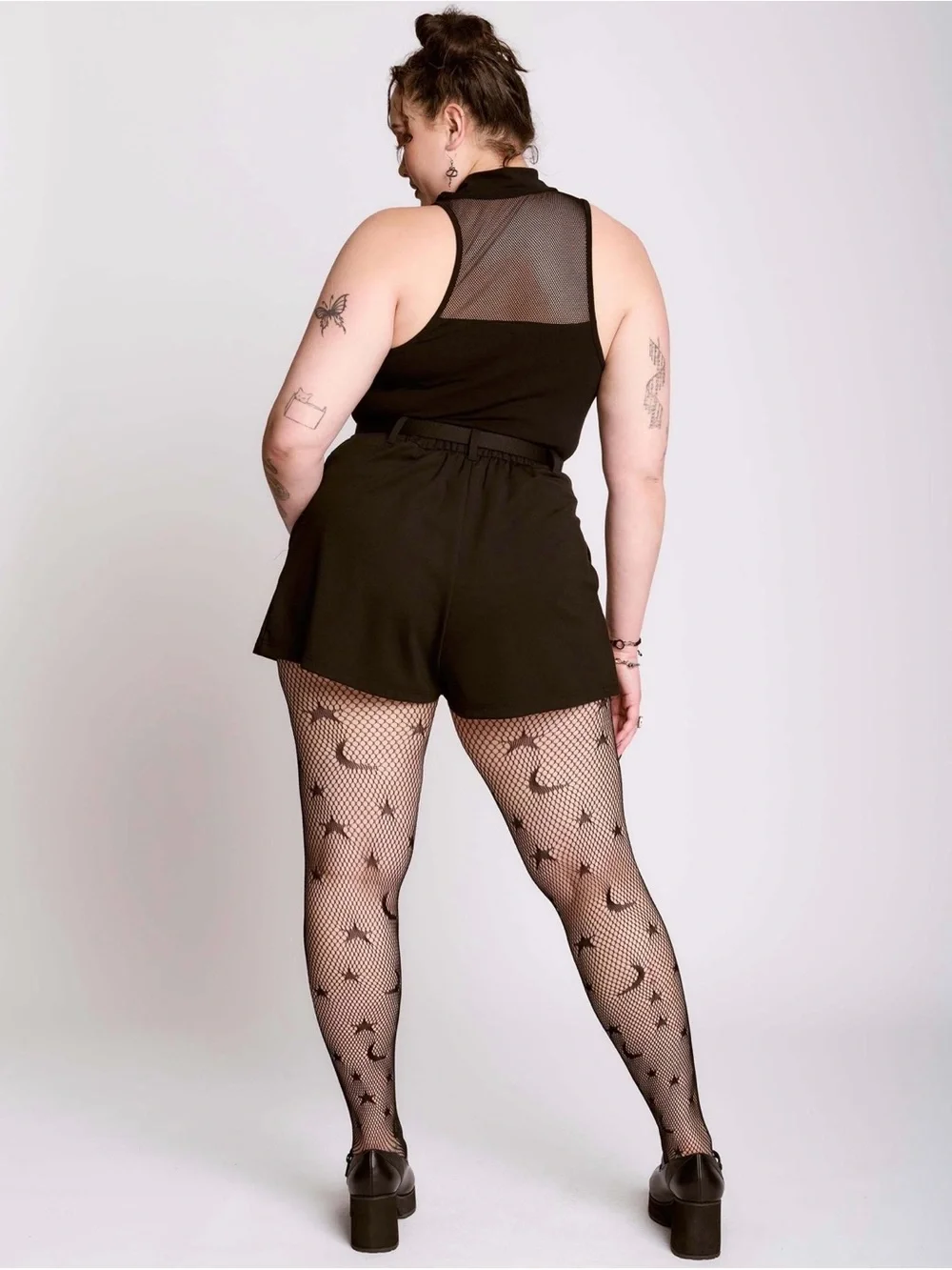 NWT Midnight Hour “Bewitched Shorts” High Waisted Stretch with Belt Small